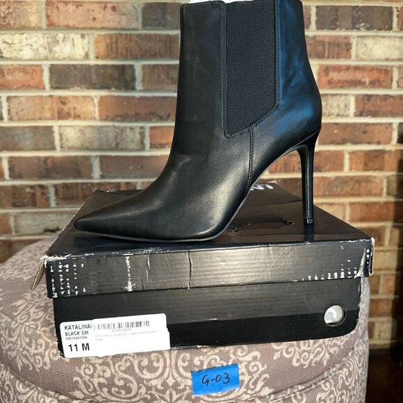 INC International Concepts Katalina Booties Pointed-Toe Womens Black Size 11M - Picture 4 of 4